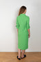 The Estelle Dress by Rejina Pyo is a fluid shirtdress with a relaxed drape and a detachable matching belt