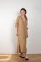 The Irys Dress by Xirena is a relaxed long dress with subtle balloon sleeves in a soft cotton gauze