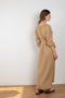 The Irys Dress by Xirena is a relaxed long dress with subtle balloon sleeves in a soft cotton gauze