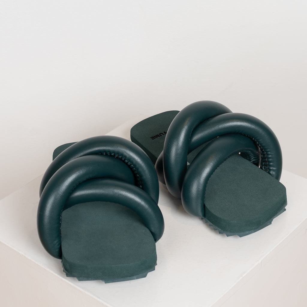 The Tyre Slides by Yume Yume are relaxed fit slides with chunky straps